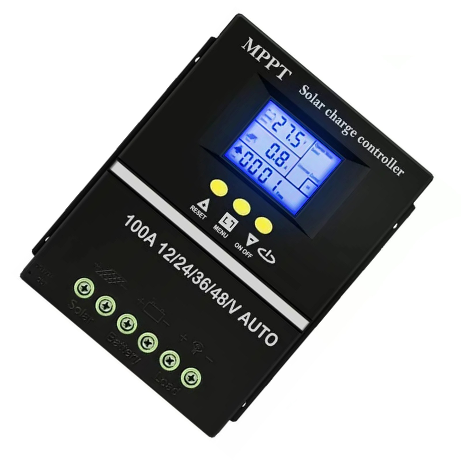 New MPPT 100A Solar Charge Controller For 12V 24V 36V 48V PV Battery Regulator