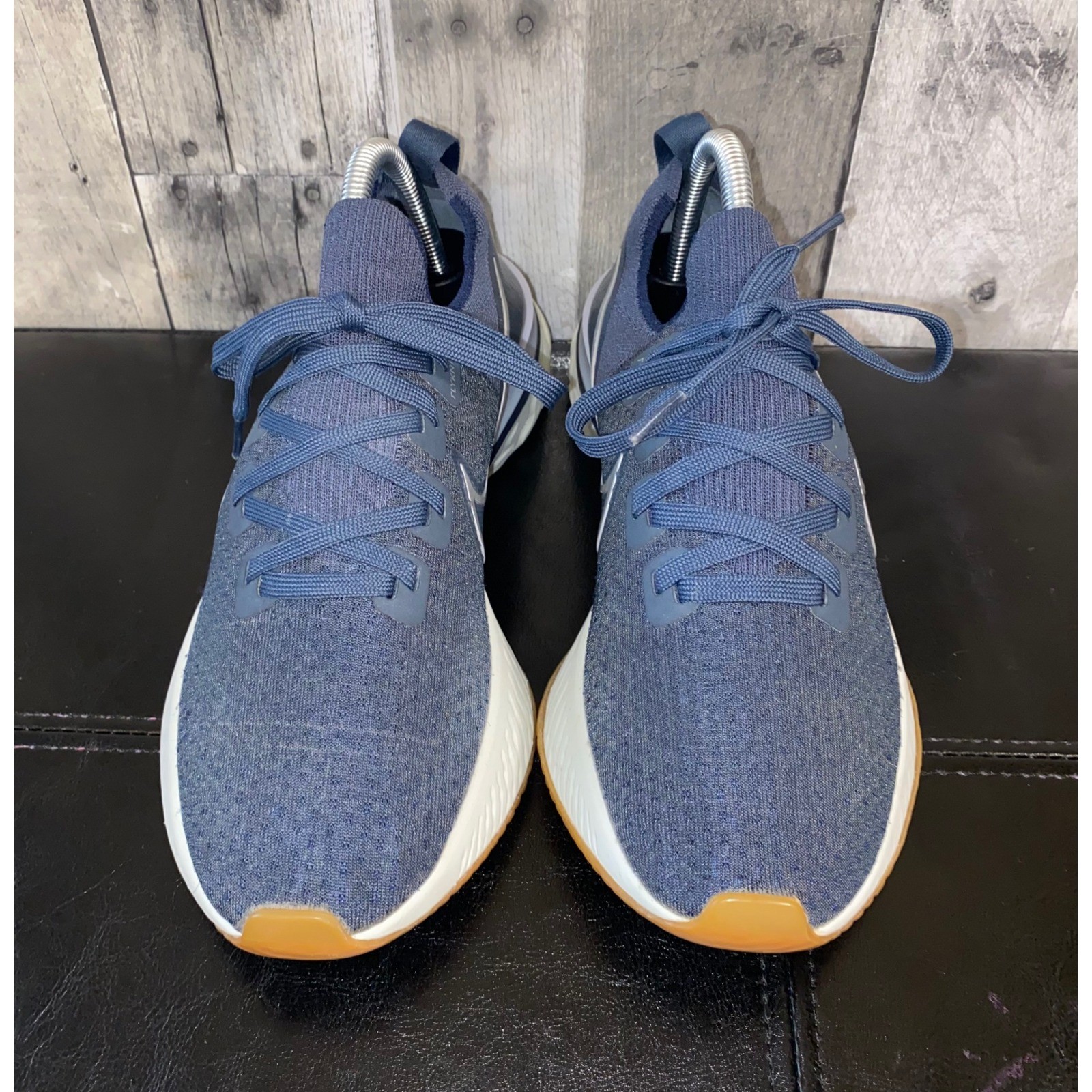 Nike React Infinity RunFlyknit Running Walking Shoes Navy Blue Men Size 8 ~READ