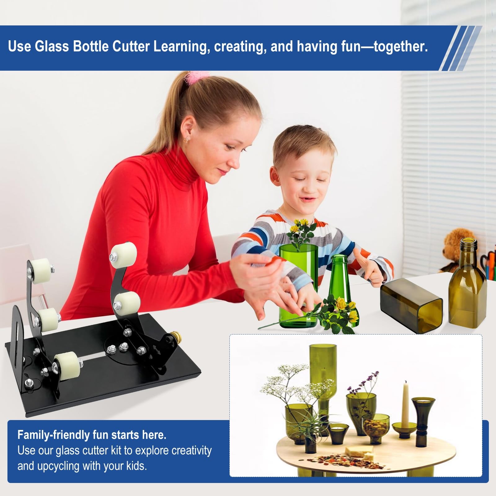 Upgrade Glass Bottle Cutter, Cutters Tools - Cutter for Black