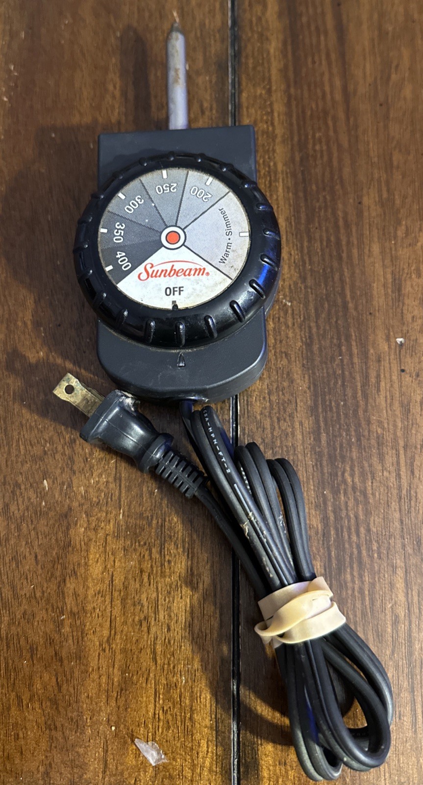Sunbeam 65903 Heat Control Power Cord Probe 1650 Watts Skillet Fry Pan TESTED