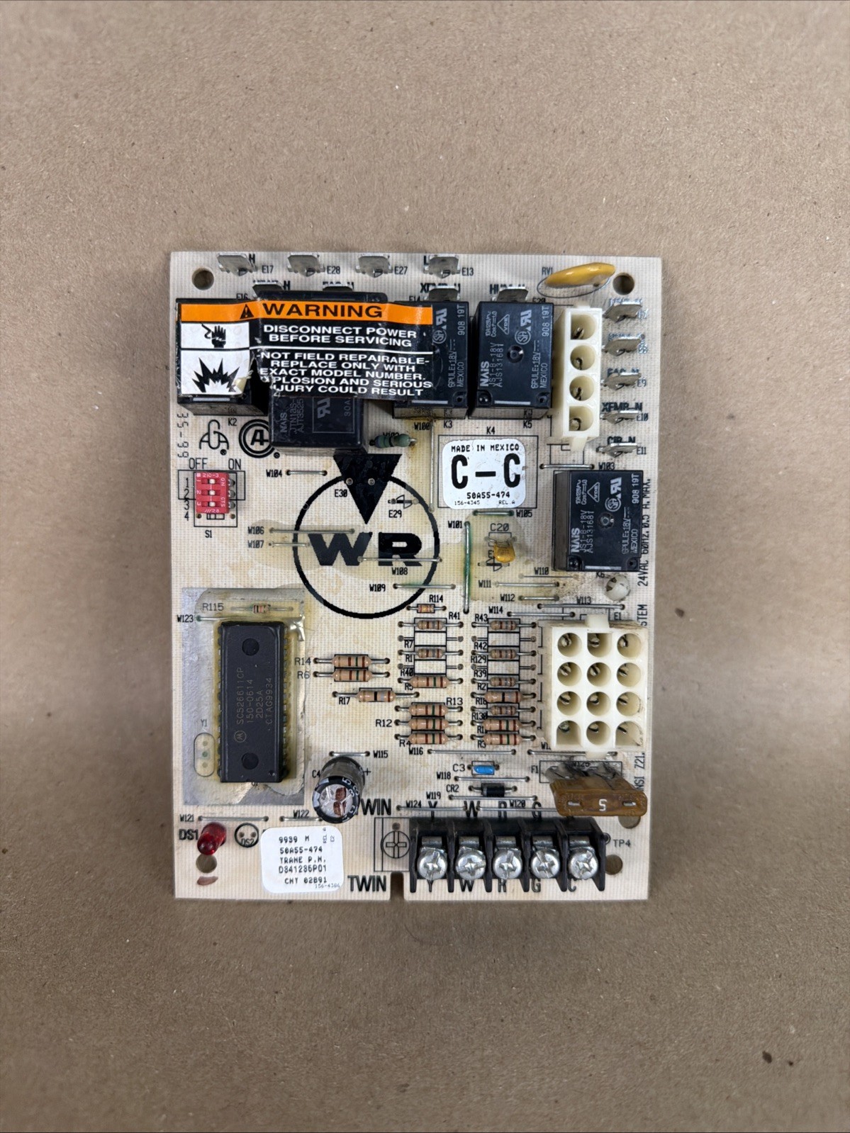 TESTED🔥 Furnace Control Circuit Board 50A55-474 D341235P01 White-Rodgers (C1)