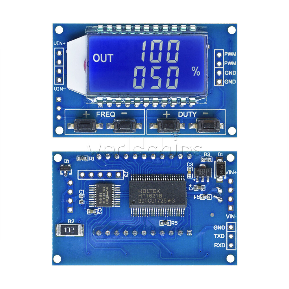 Signal Generator PWM Pulse Frequency Duty Cycle Adjustable Module LCD 1Hz~150Khz