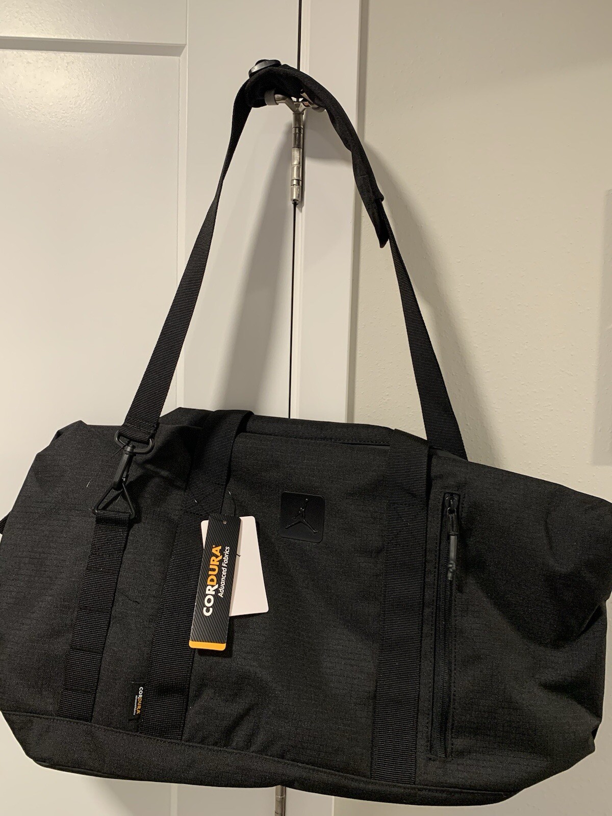 Nike Jordan Duffle Bag Travel 40L BLACK OUT MA0900-023 Cordura Fabric NWT