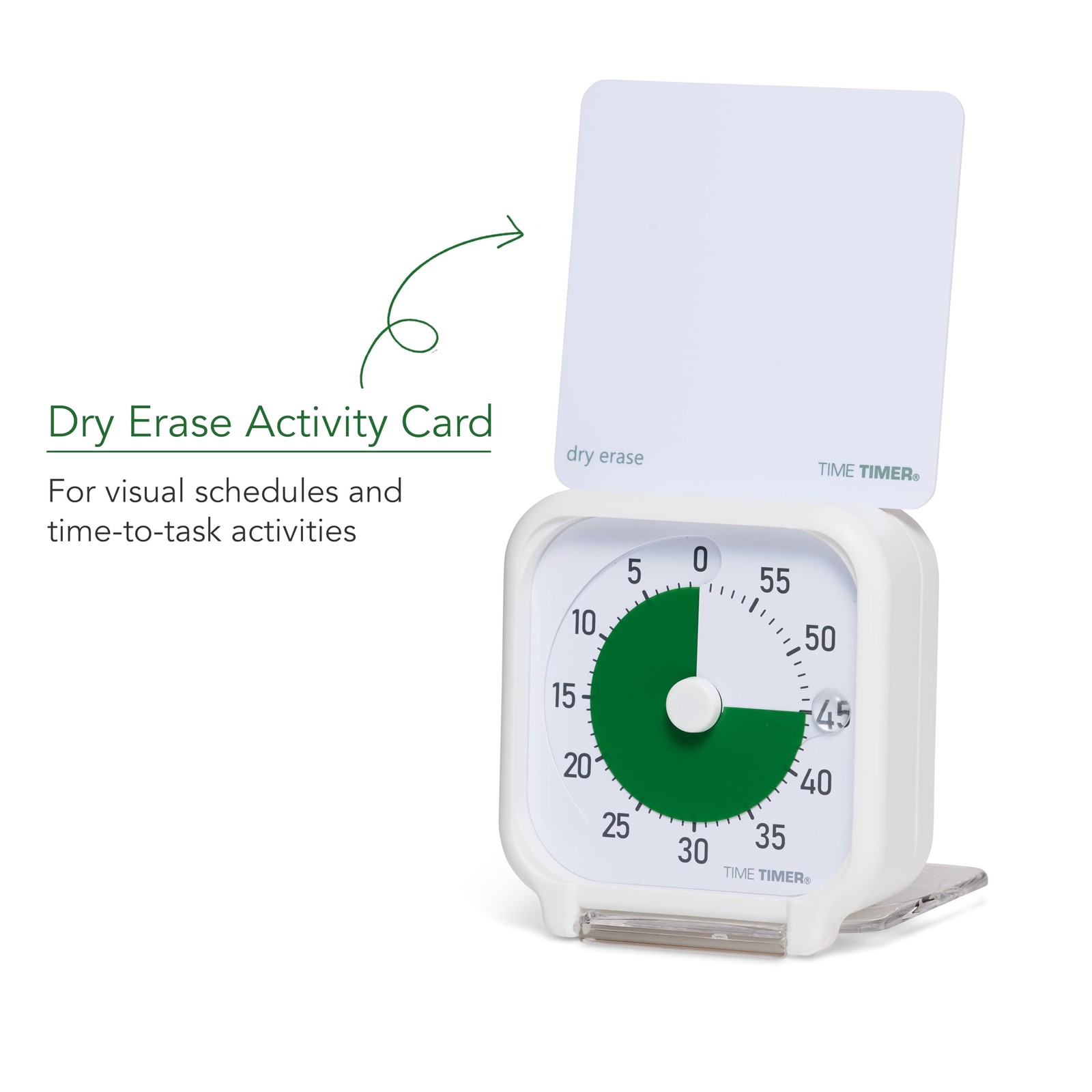 Time Timer 3 Inch Visual Timer – 60-Minute Quiet Portable Countdown Timer for Ki