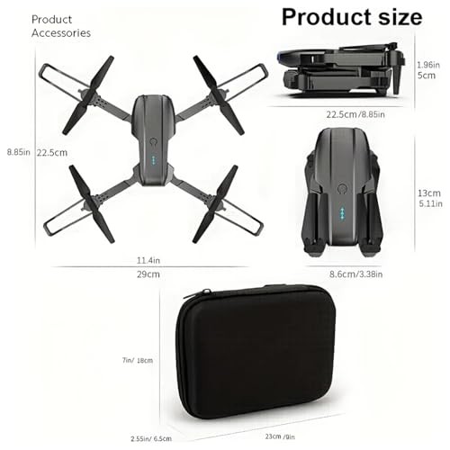 E99 Drone With Camera, Foldable RC Quadcopter Drone,Remote Control Drone Toys