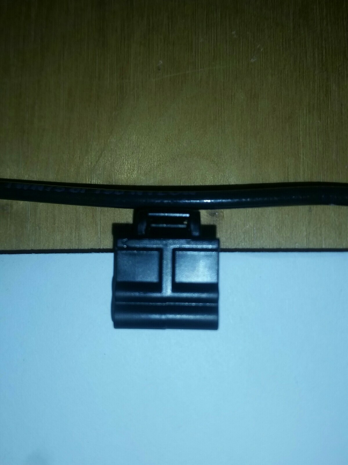 100 Pcs Edge Zip Tie Wire Cable Clips (parallel and along edge)♡156-00873