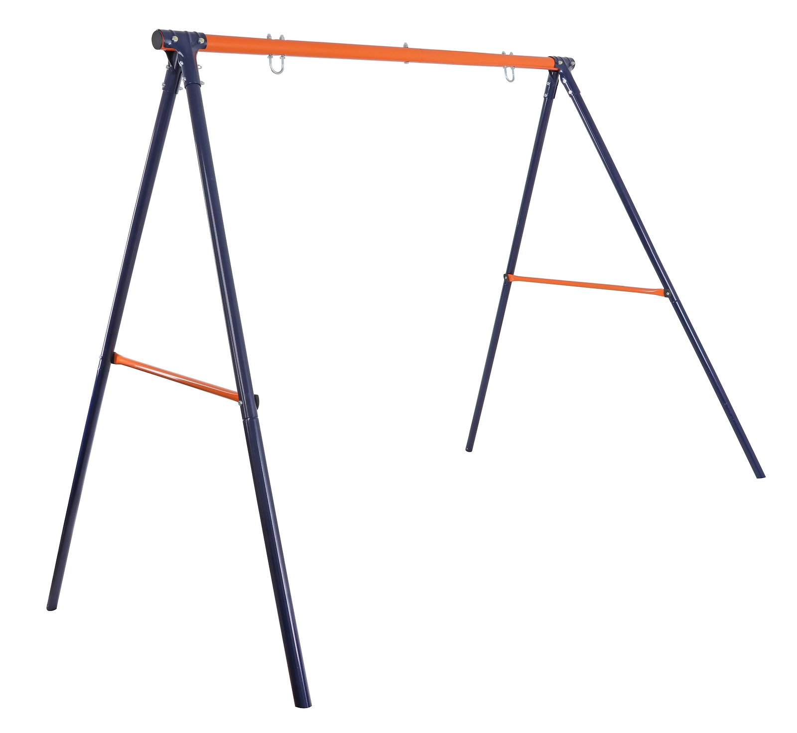 Metal Frame Swing Set Stand Fun Play Chair Children Have Fun Outdoor Yard