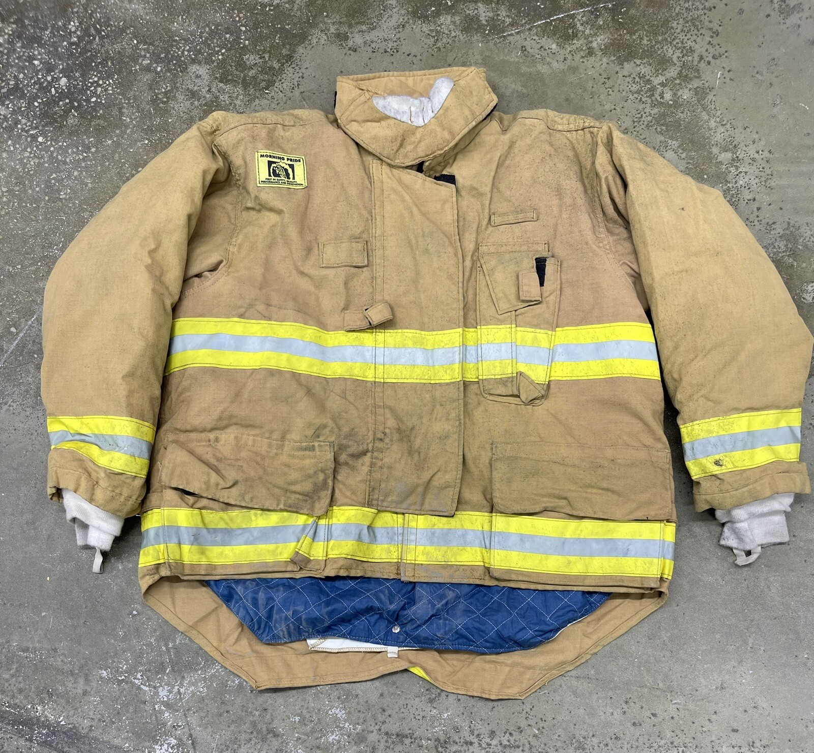 MORNING PRIDE Structural 1971 Jacket Turnout Bunker Gear Coat 50 x 29/35 x 34.0