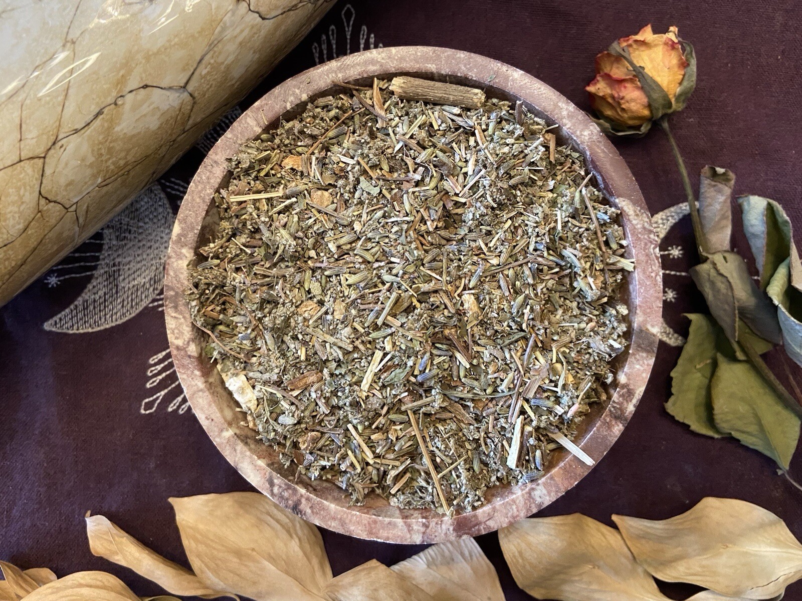 The Morrigan Invocation And Offering Herbal Blend, Handmade, Incense, Bath Soak