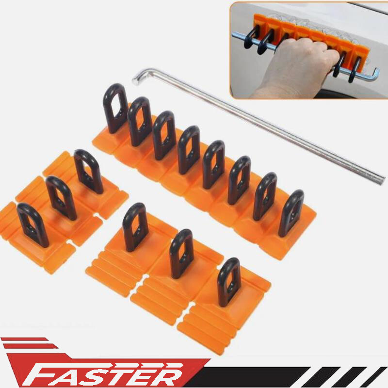 Set Car Paintless Auto Body Repair Kits Puller Glue Tabs Removal Tool Combo Dent
