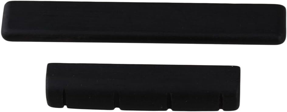 Ebony Nut And Saddle For Tenor Ukulele Replacement Improved Sound And Sustain