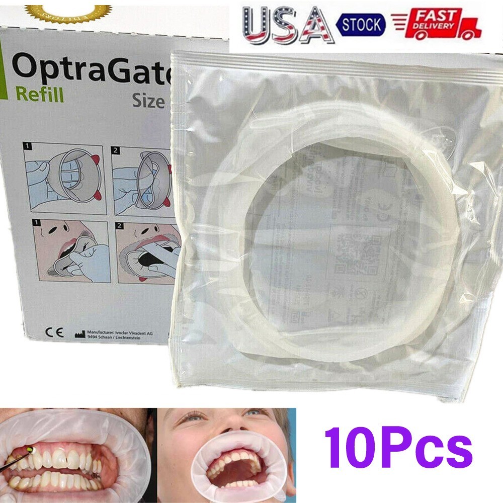 10pcs Ivoclar Vivadent Optragate 3D Lip Cheek Retractor Dental Mouth Opener Tool