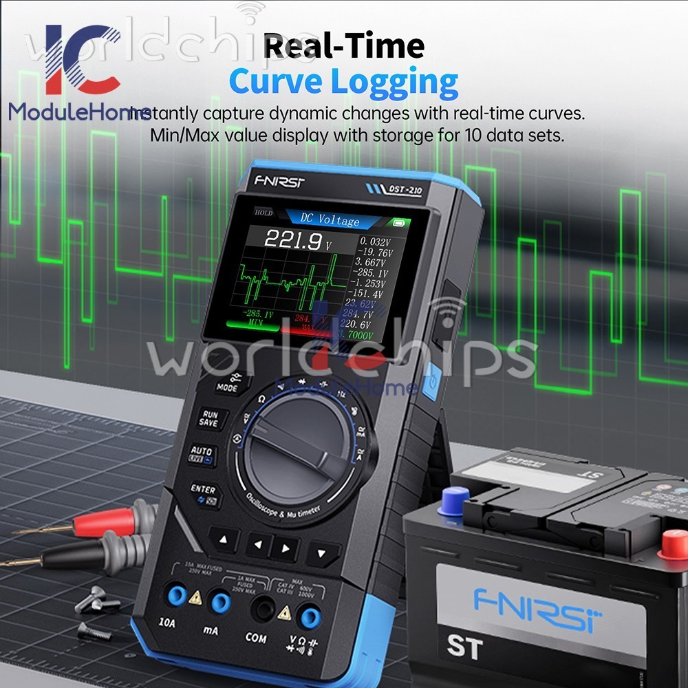 FNIRSI 2C23T 2C53T Digital Oscilloscope Multimeter Function Signal Generator