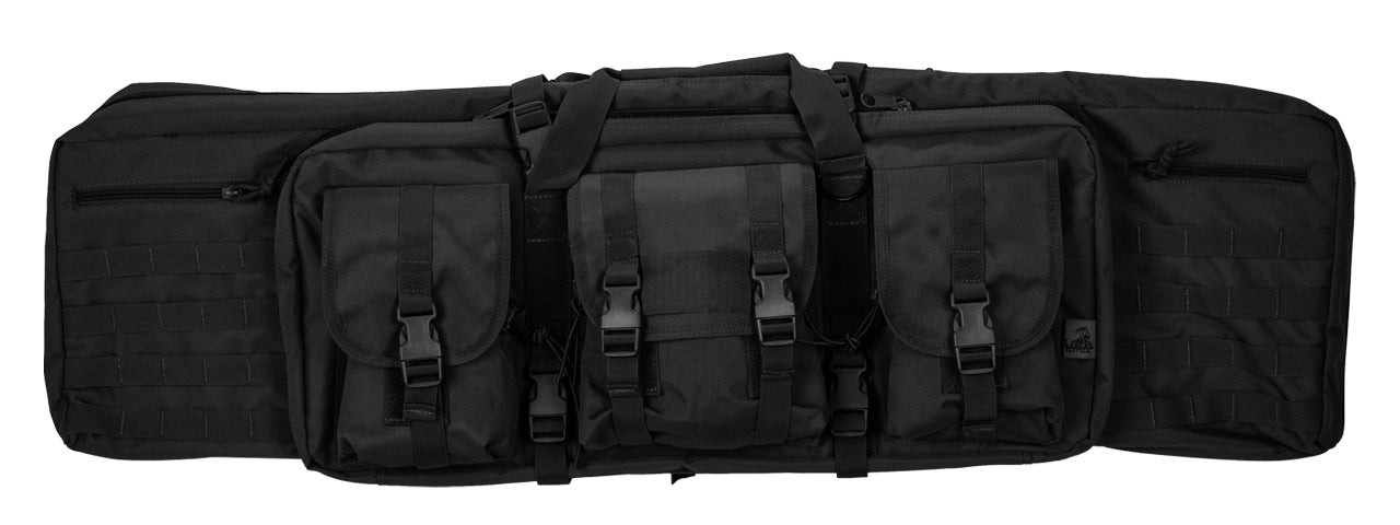 Ca-343B2 Molle 42"""" Double Gun Bag (Color: Black) Airsoft Gun Accessories