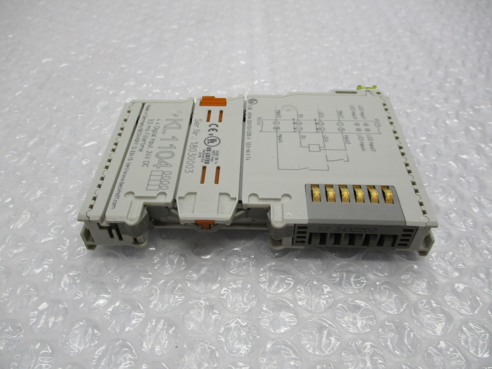 BECKHOFF KL1104 INPUT MODULE NSNP