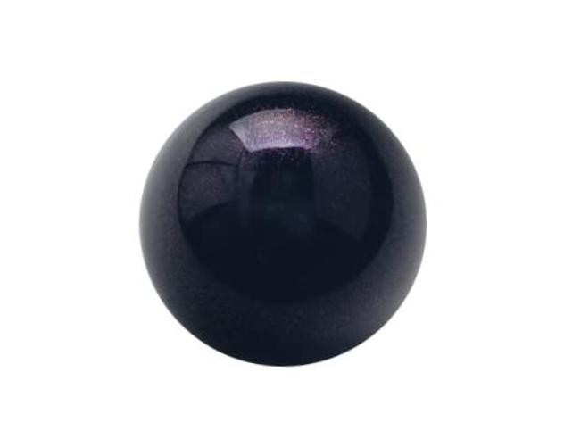 Black/Purple Pearly Glitter Weighted Aluminum Shift Knob Purple Sparkle