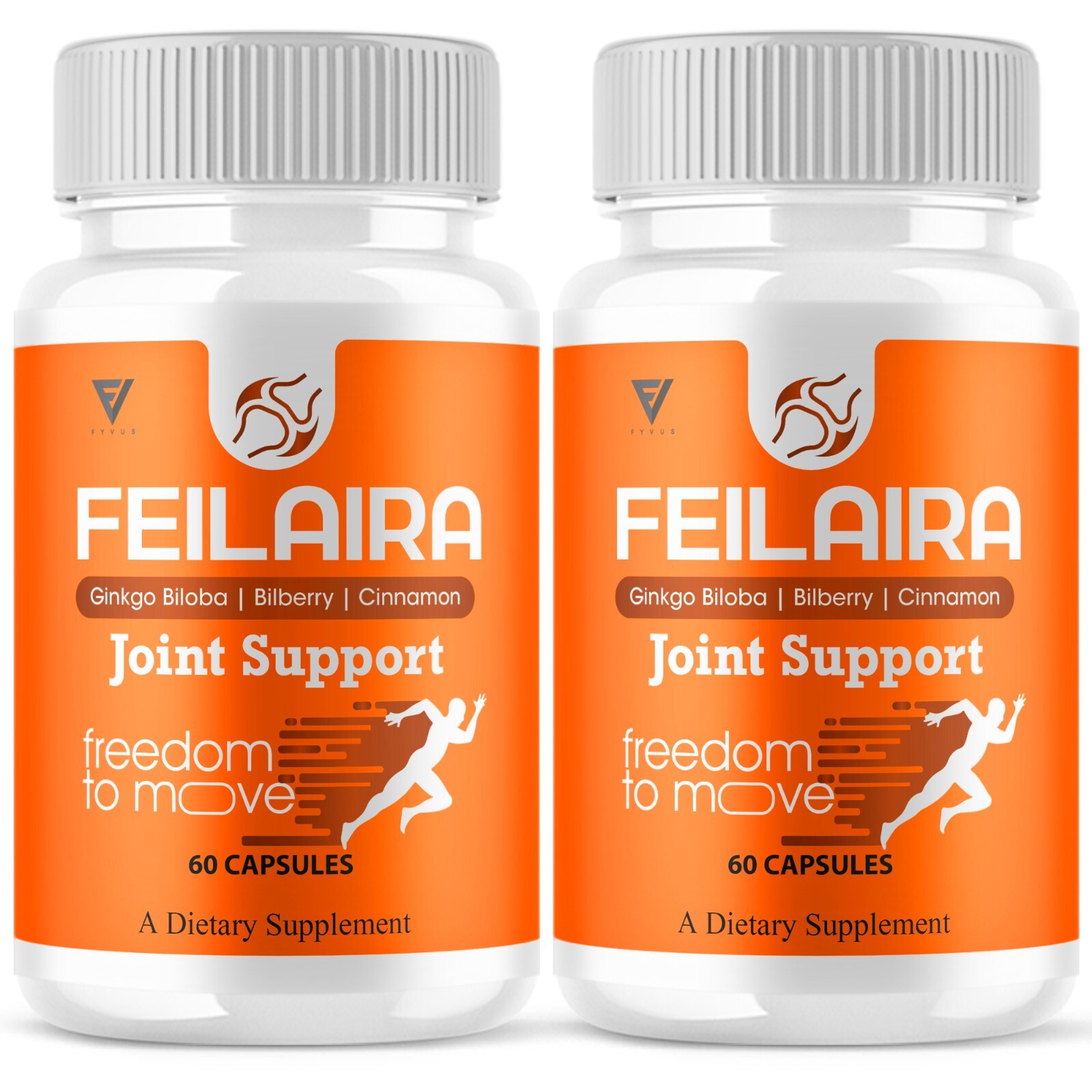(2 Pack) Feilaira Joint Support, Feilaira Max Mobility Supplement (120 Capsules)