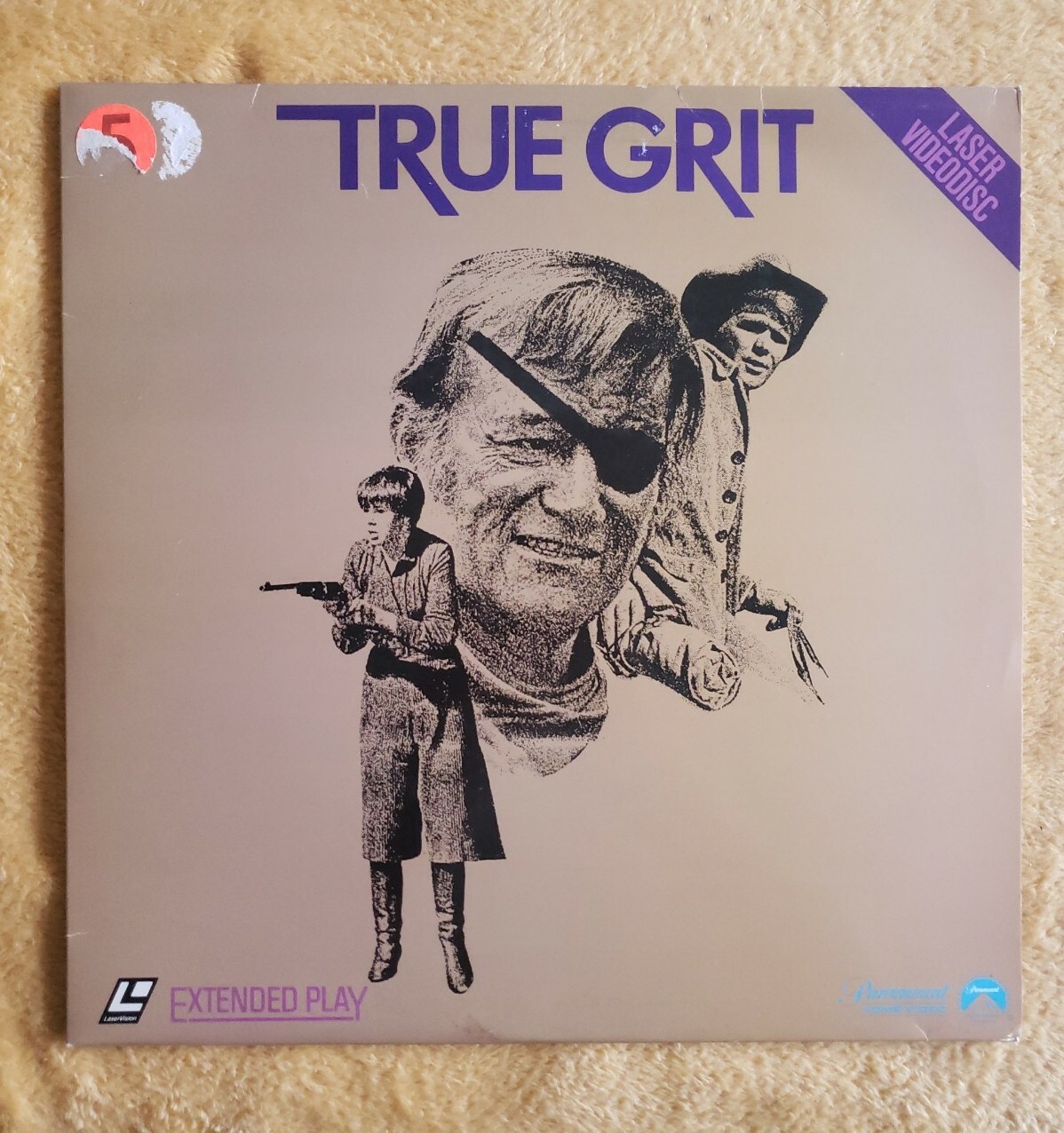 True Grit Laserdisc LD Extended Play John Wayne Western Classic
