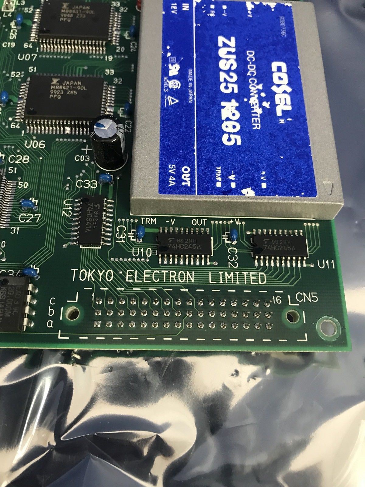 TEL GFC-CTL2 2108-020089-11, 2181-020089-13 PCB Assy, Used