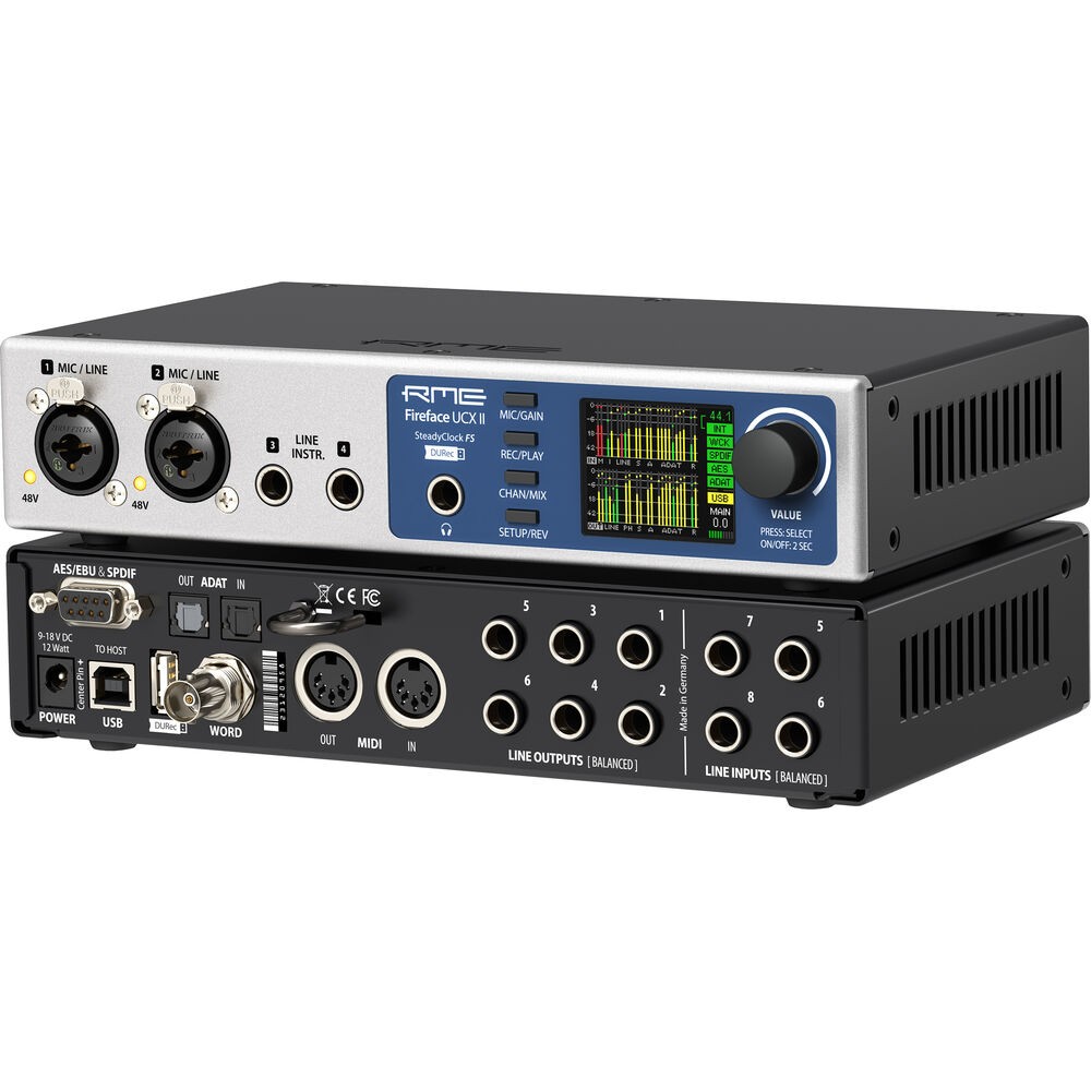 RME Fireface UCX II Desktop 20x20 USB Audio/MIDI Interface