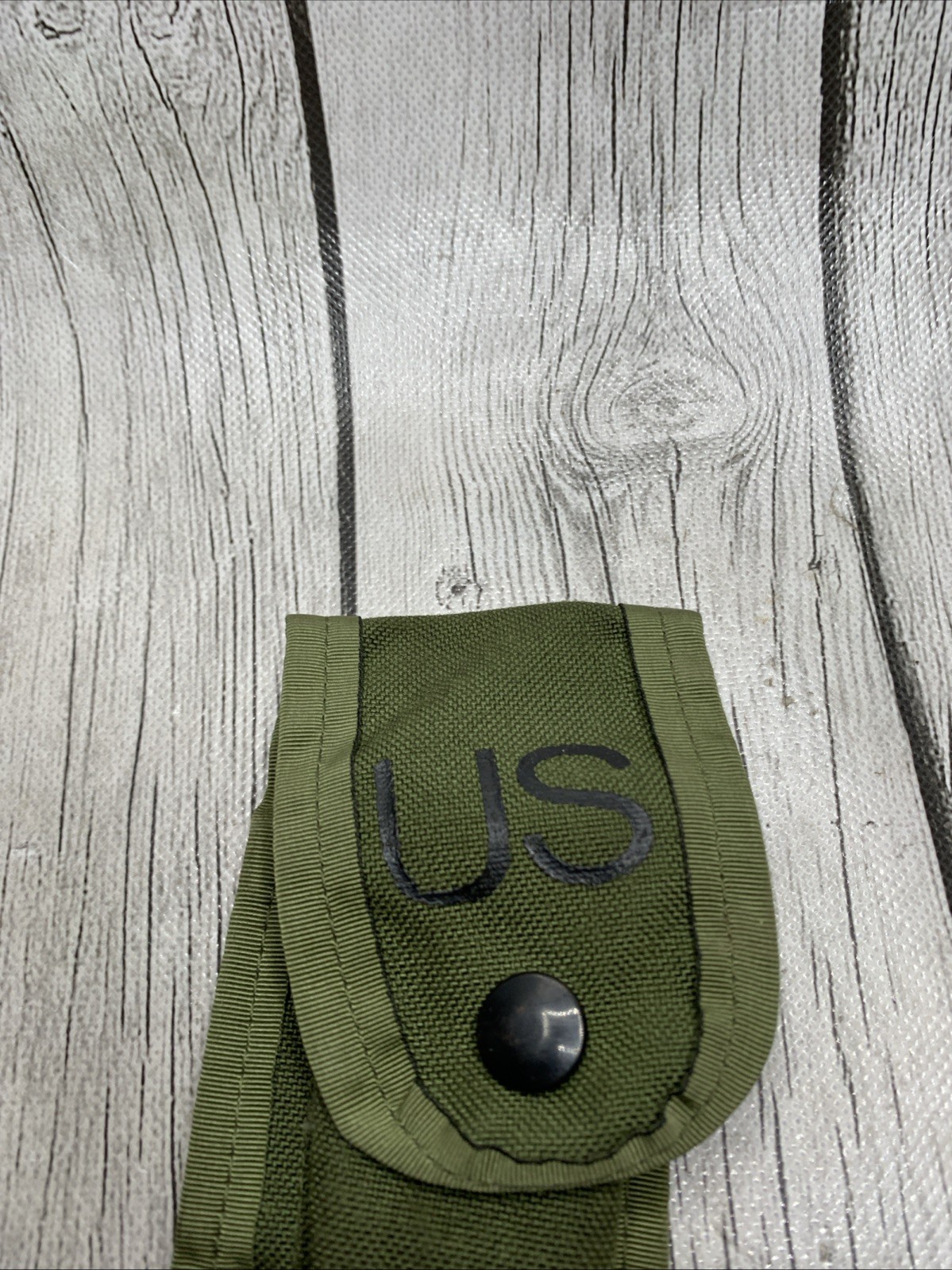 US Military Issued Green Nylon Pouch