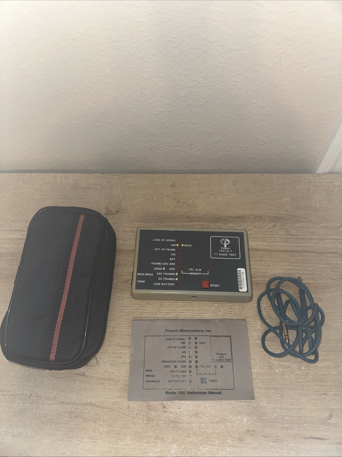 Telco Phoenix T1 Quick Test Model 1541A-1 frequency and manual