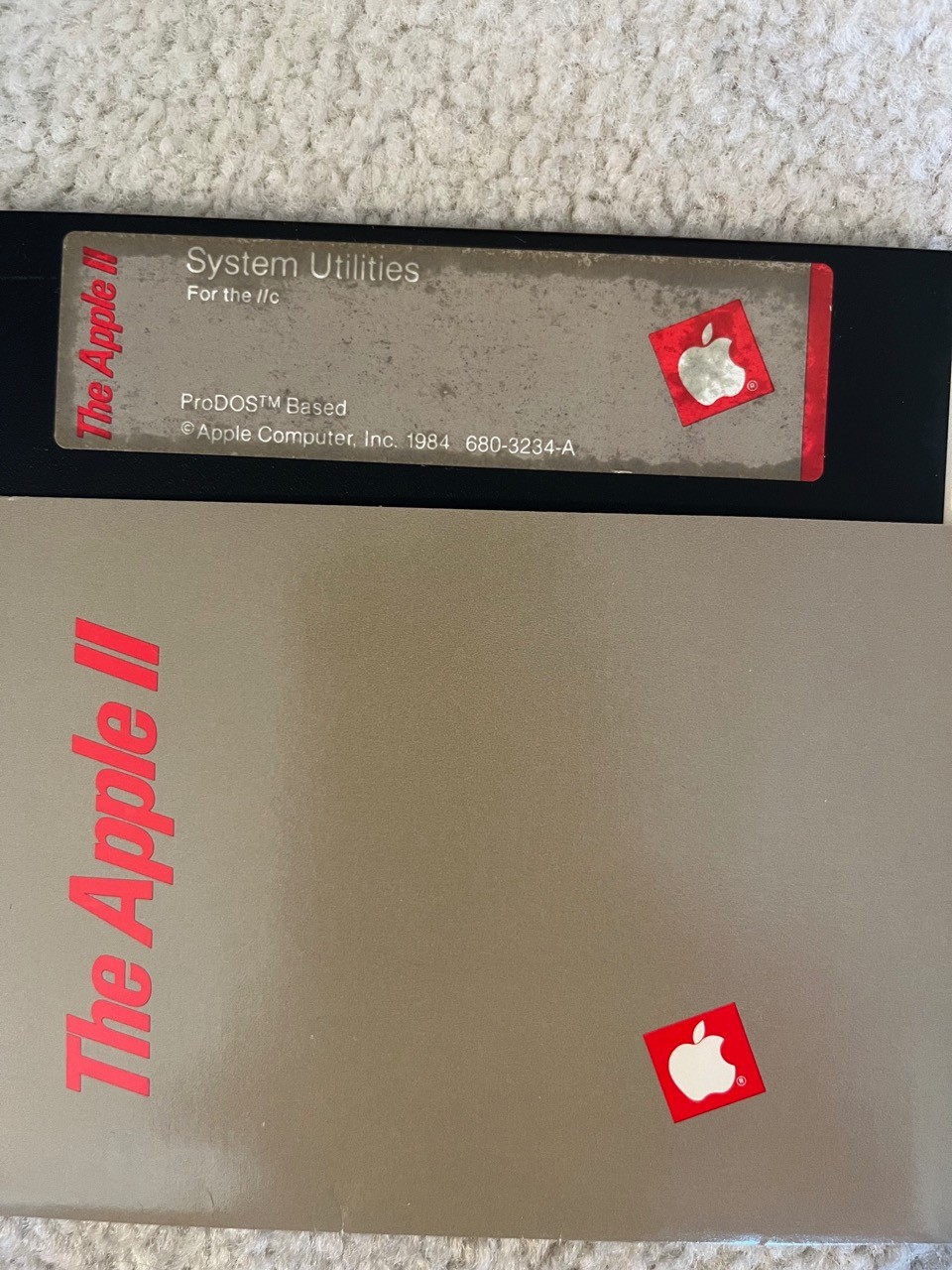 APPLE SYSTEM UTILITIES FOR THE IIC PRODOS BASED - 5.25 MEDIA