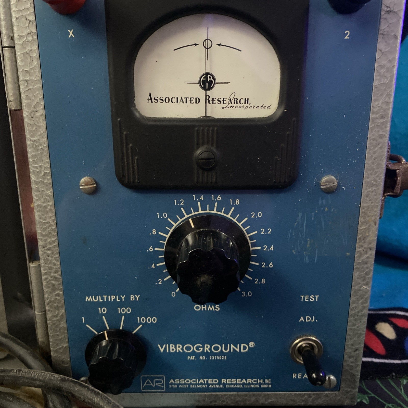Vibroground Model 255 - Ground Resistance Meter - Associated Research - Untested