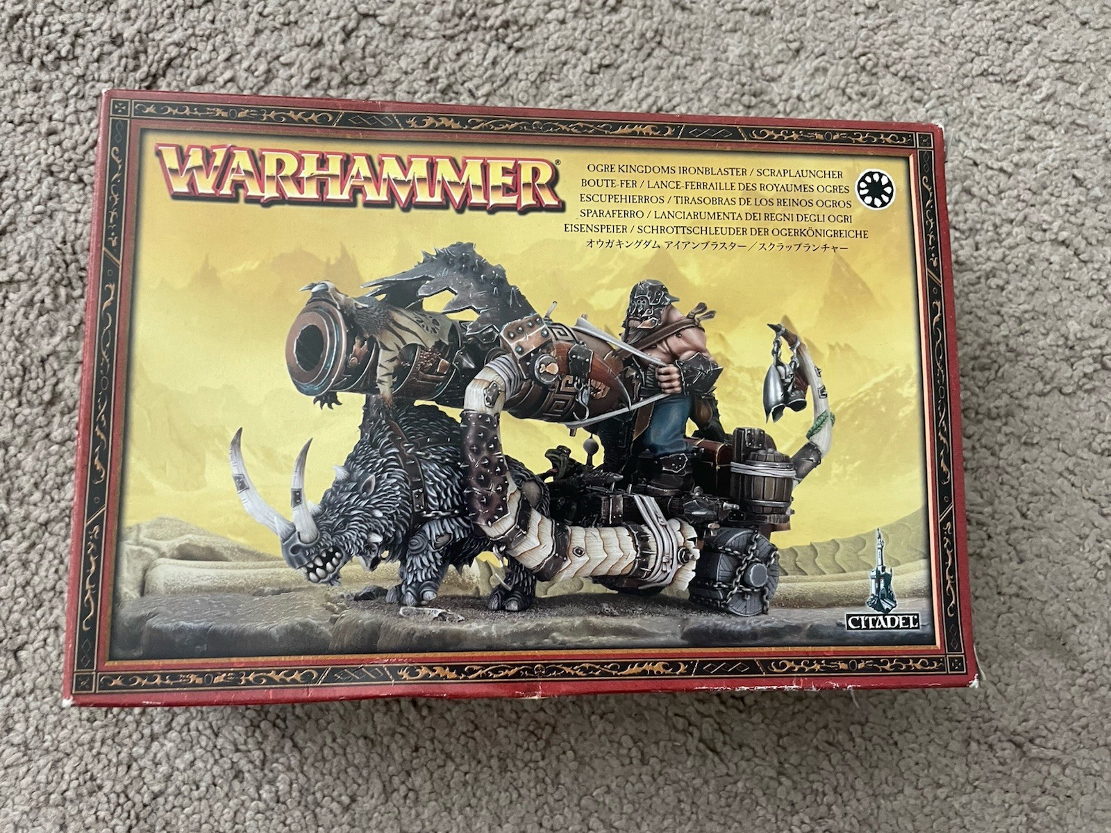 Games Workshop WHF Ogre Kingdoms Ironblaster/Scraplauncher New In Box On Sprue