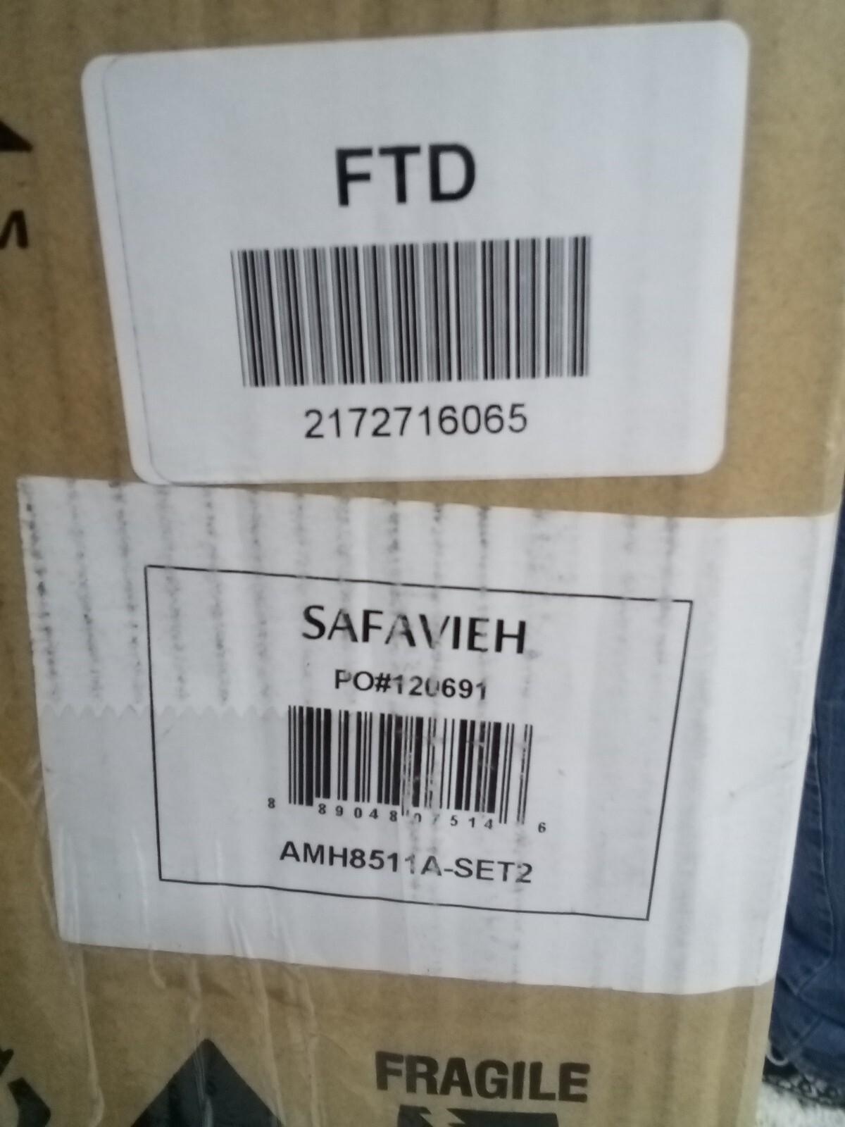 Safavieh Burris Side Chair, Reduced Price 2172716065 AMH8511A-SET2