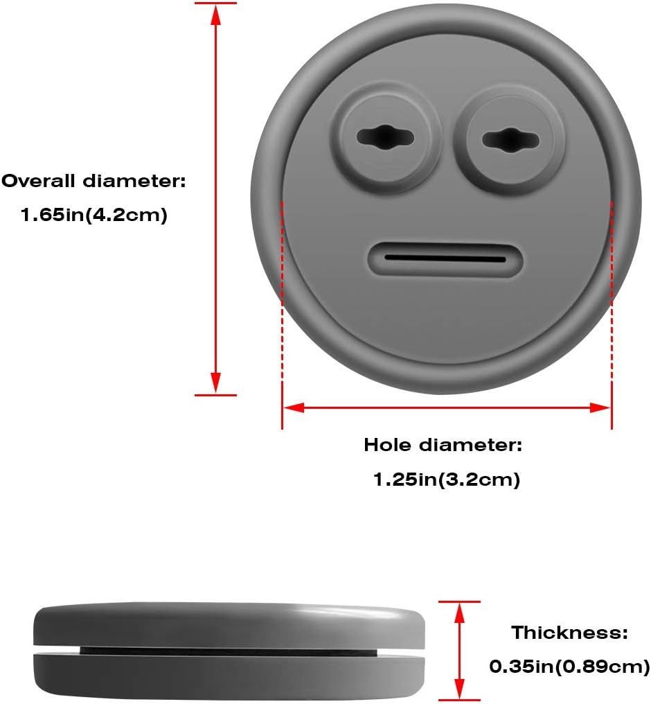 3 Pack Meat Thermometer Probe Grommet for Grill, Replacement for Weber 85037