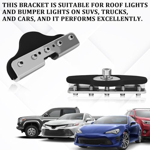 LED Ditch Light Bar Mounting Brackets, Ditch Light Brackets LED Work 2 Pieces