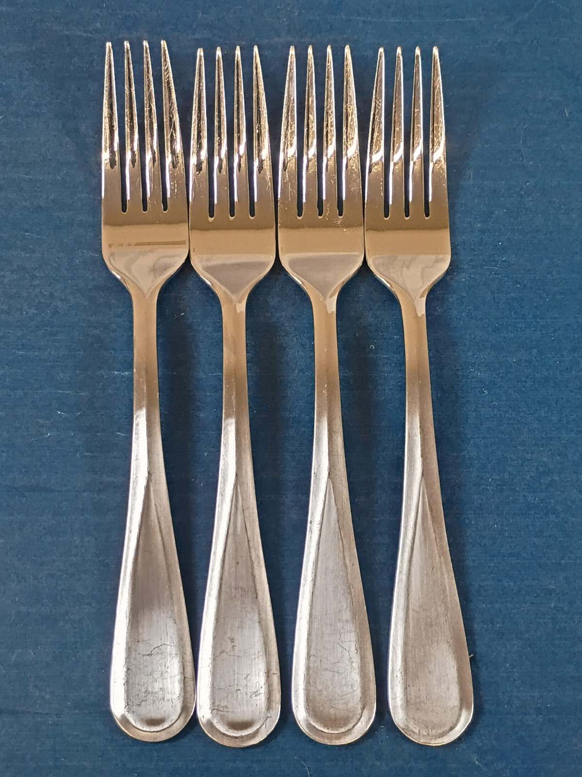4 FOUR Mikasa BRAVO Dinner Forks 8 3/8""  Stainless Flatware 18/10 Vietnam