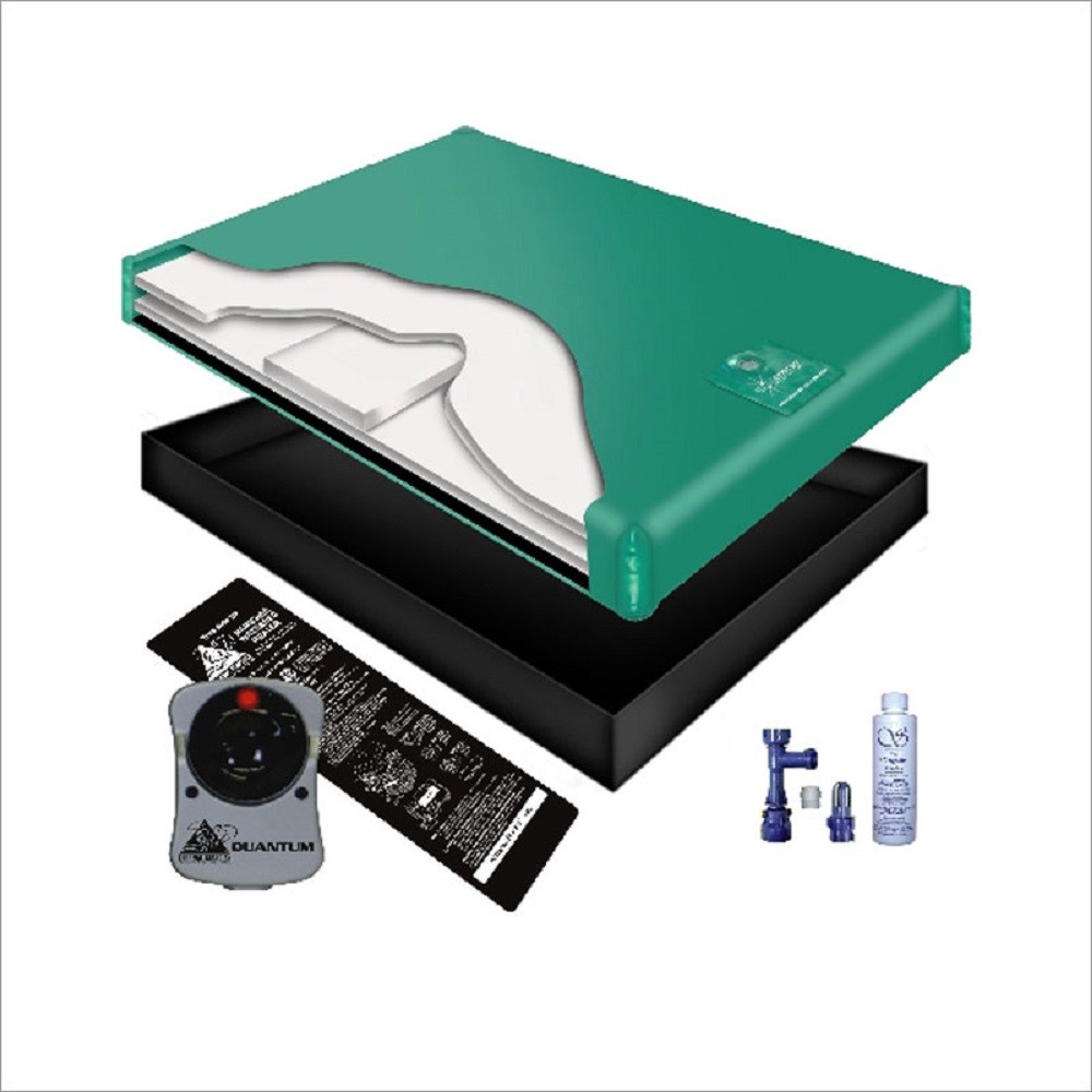95% WAVELESS WATERBED MATTRESS LINER HEATER FILL DRAIN CONDITIONER KIT