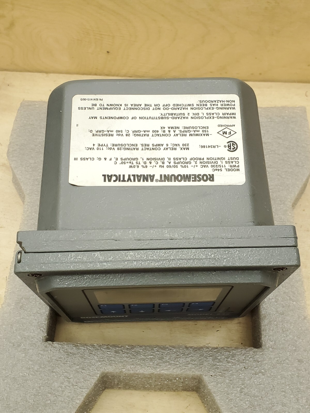 Rosemount Anaylitical 54EC-01-20 Conductivity Analyzer