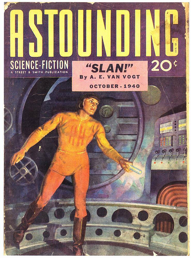 Pulp reprint of SLAN by A.E. Van Vogt - 1940 ASTOUNDING SCIENCE FICTION serial