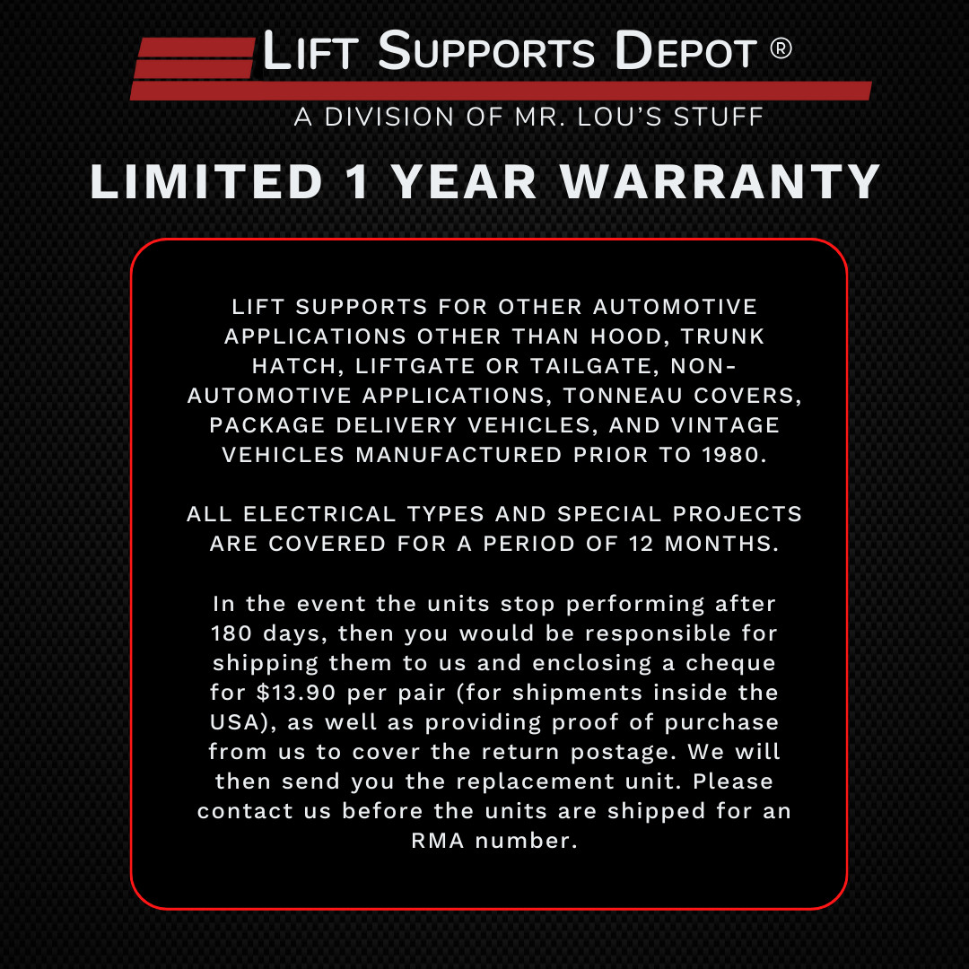 Qty 2 Replaces 3108392.139 331055.010 025214 A818WP Awning Lift Support for