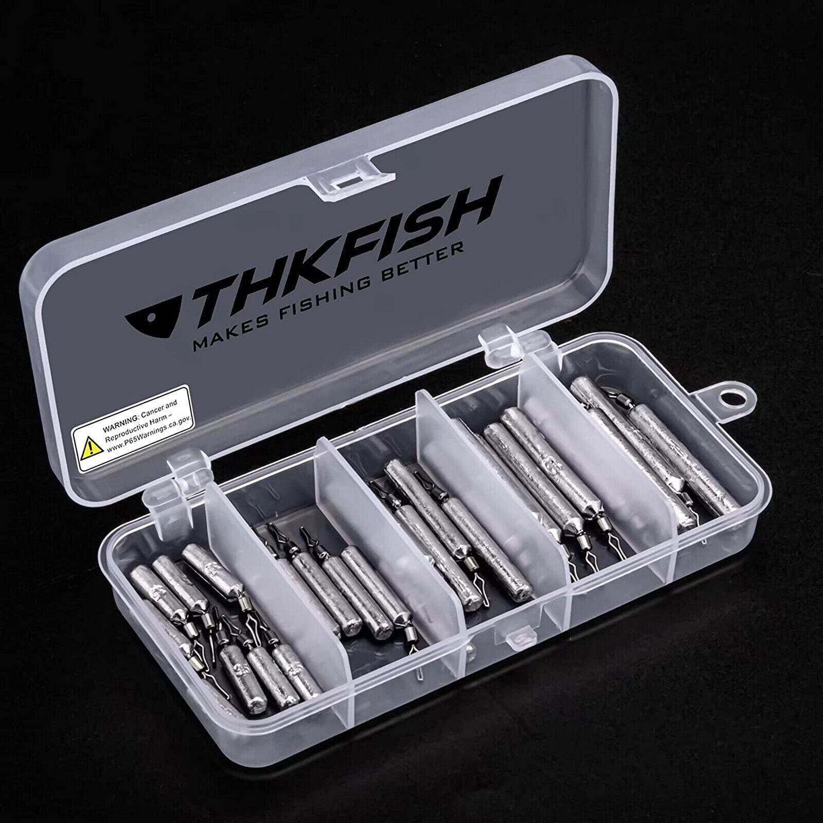 28pcs Fishing Weights Fishing Sinker Drop Shot Weights Fishing Weights Kit US