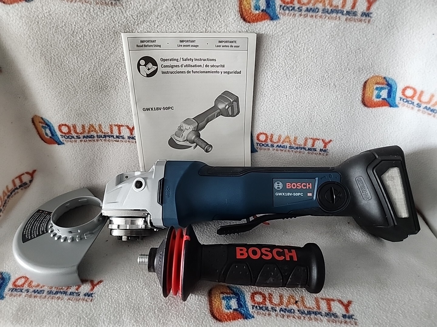 BOSCH GWX18V-50PC 18V X-LOCK 4-1/2" Angle Grinder w/ Paddle Switch - Bare Tool