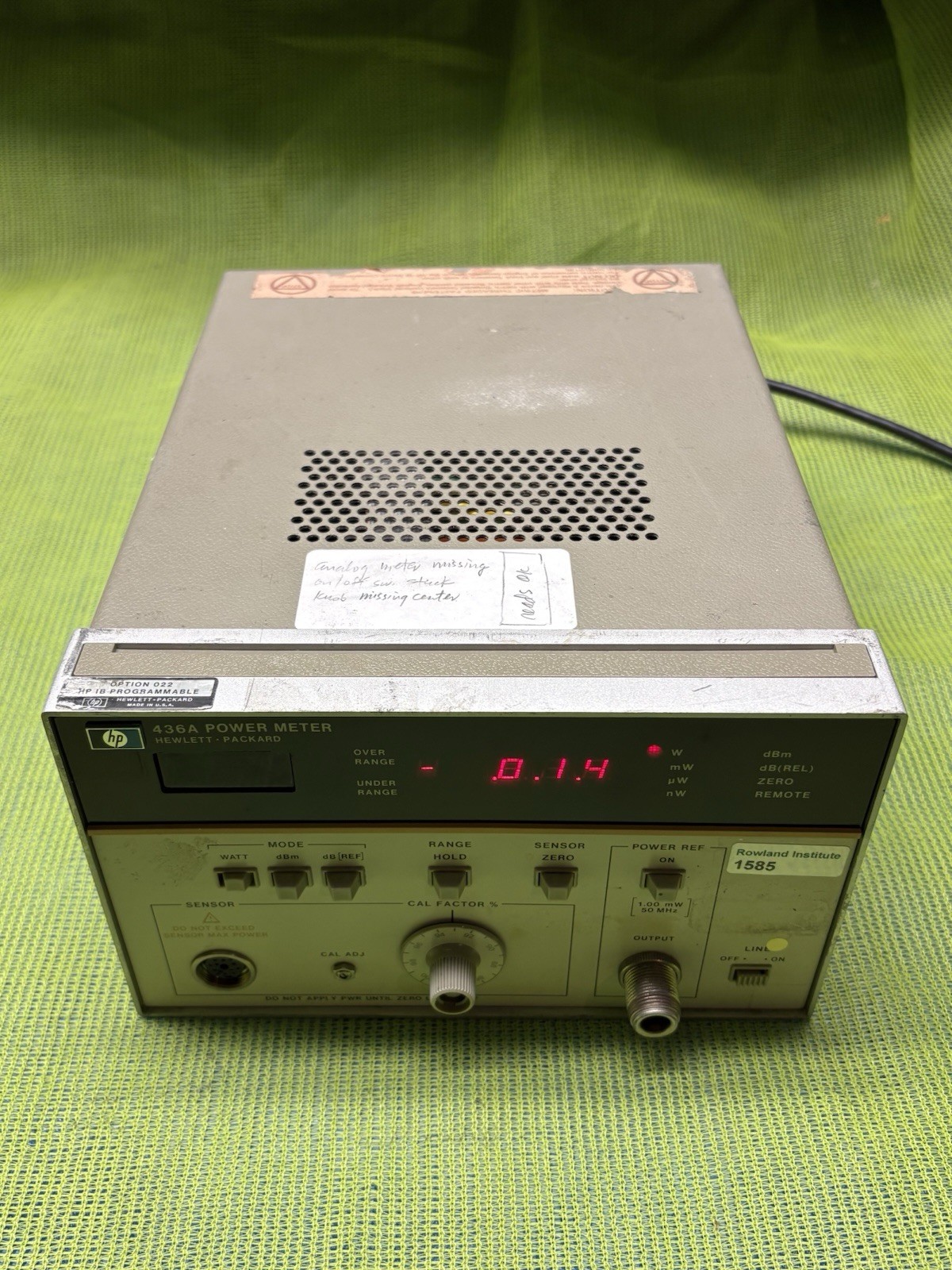 HEWLETT PACKARD 436A POWER METER