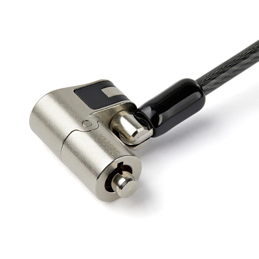 StarTech LTULOCKKEY 6.5ft 3-in-1 Laptop Cable Lock Keyed Security