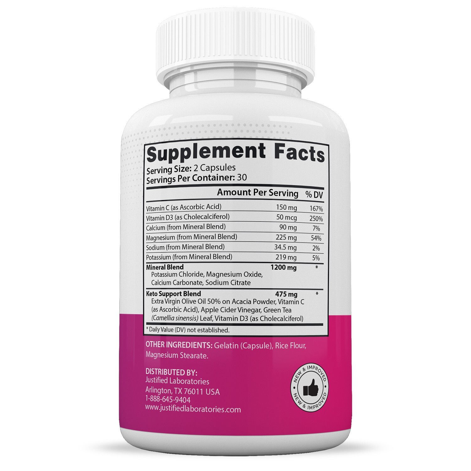 Bliss Keto ACV Extreme Pills 1675 MG Stronger Than Gummies Keto Support 5 Pack