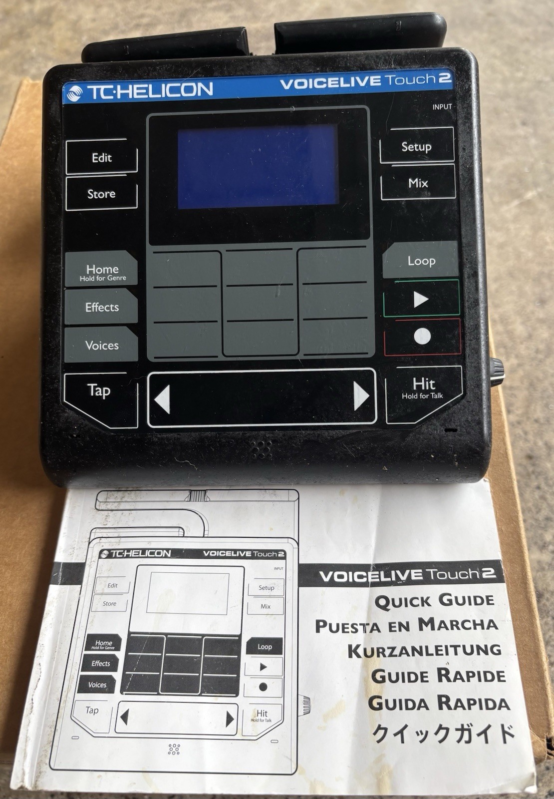 TC-Helicon VoiceLive Touch 2 Vocal Multi-Effects Pitch Correction Looper
