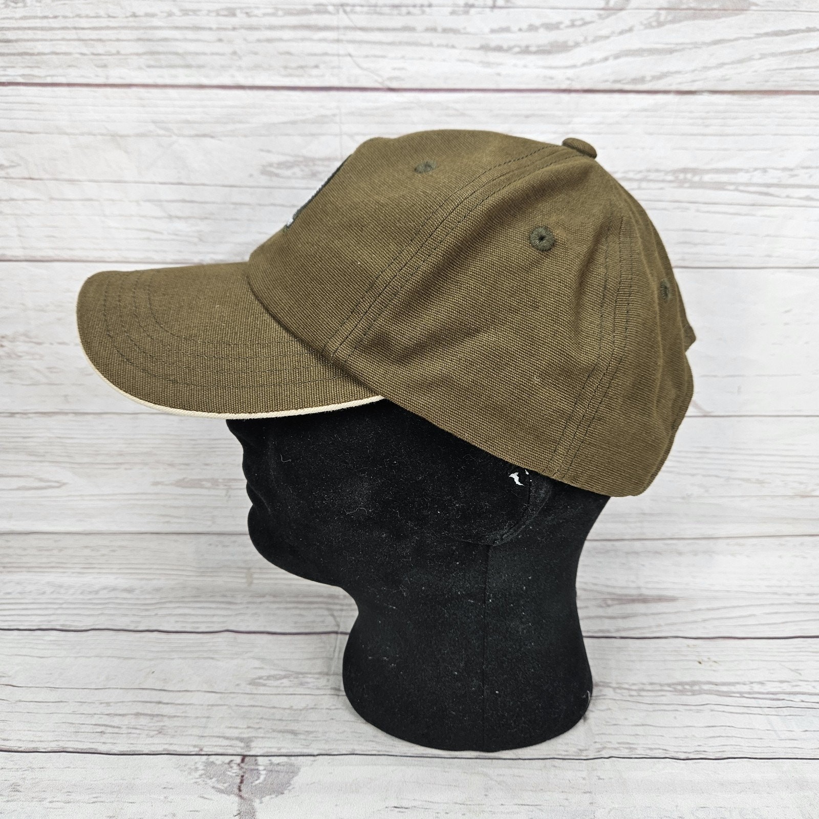 Agate Beach Golf Course Adjustable Hat Cap Imperial Olive Green