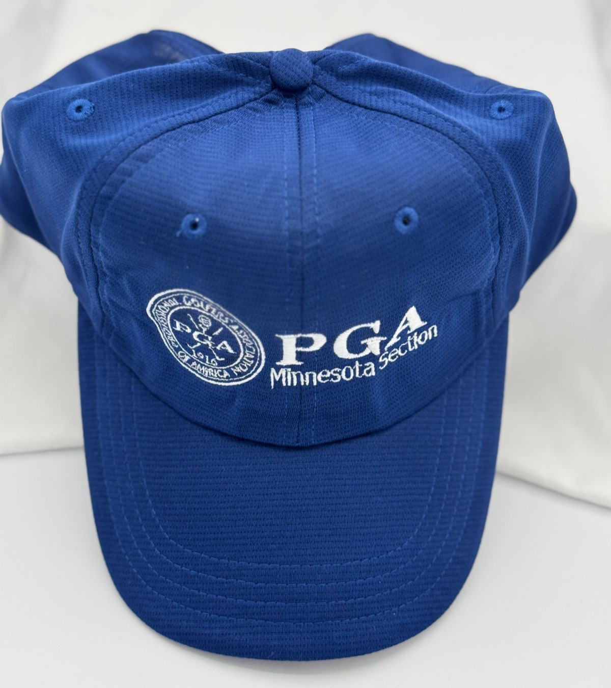 PGA Minnesota Section Golf Strap Back Hat / Cap - OSFA - Blue - Bamboo Polyester