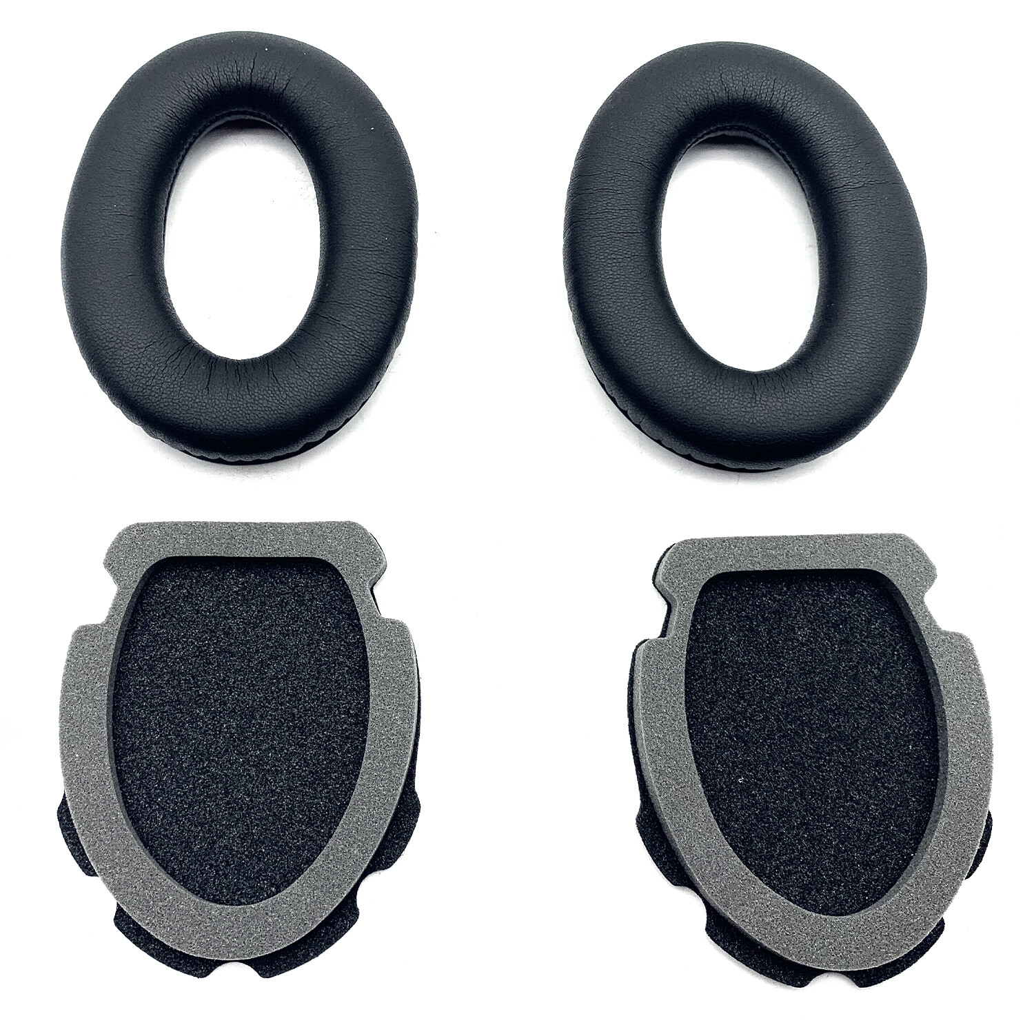 New For Aviation Headset X A10 A20 Bose Headphones 1Pair Black Ear Pads Cushions