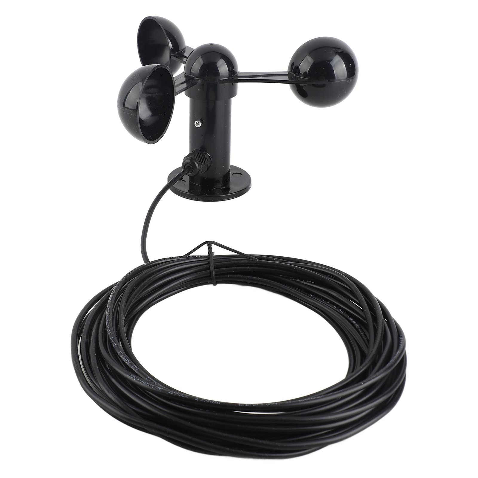 Anemometer Sensor Wind Speeds Cup With 8M Water Resistant Cable 4cm Mounting