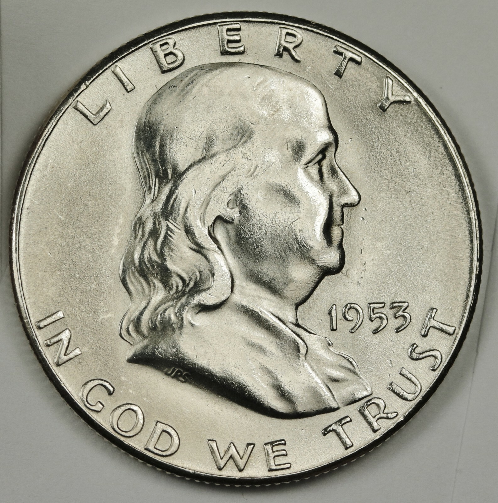 1953-S Franklin Half Dollar | Original BU Brilliant Uncirculated Silver Inv H
