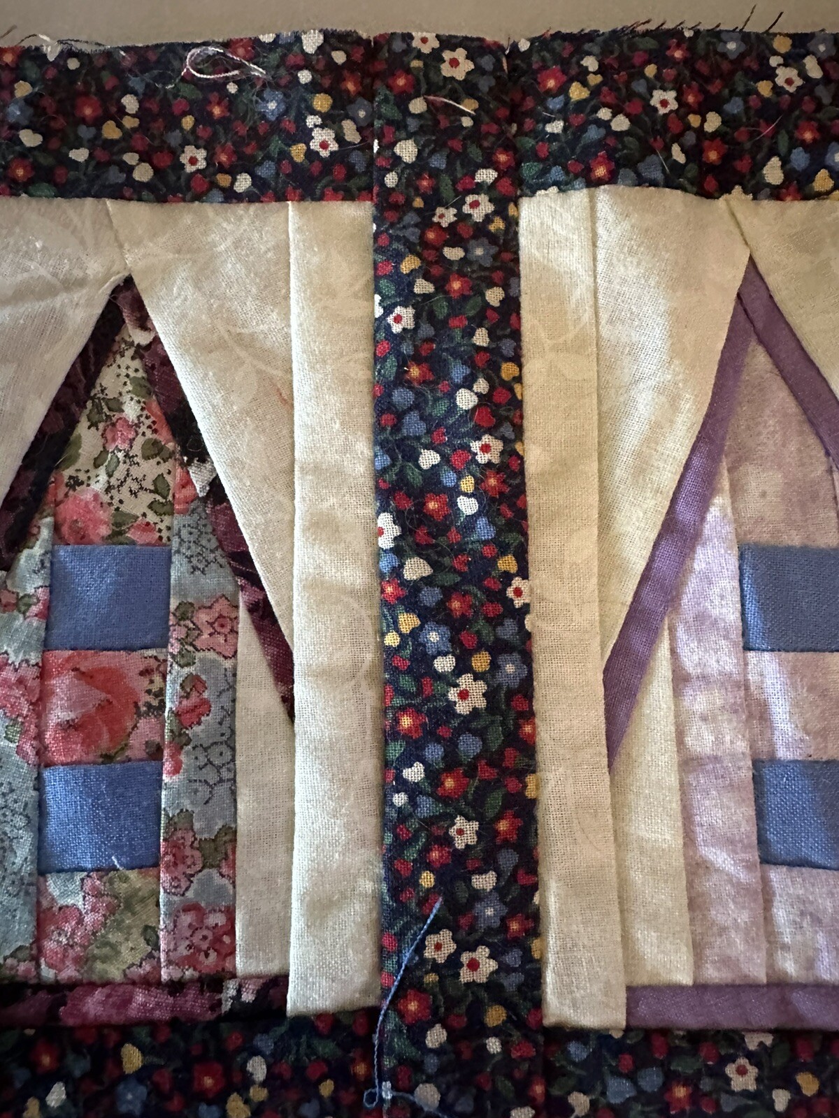 Paper Pieced Houses