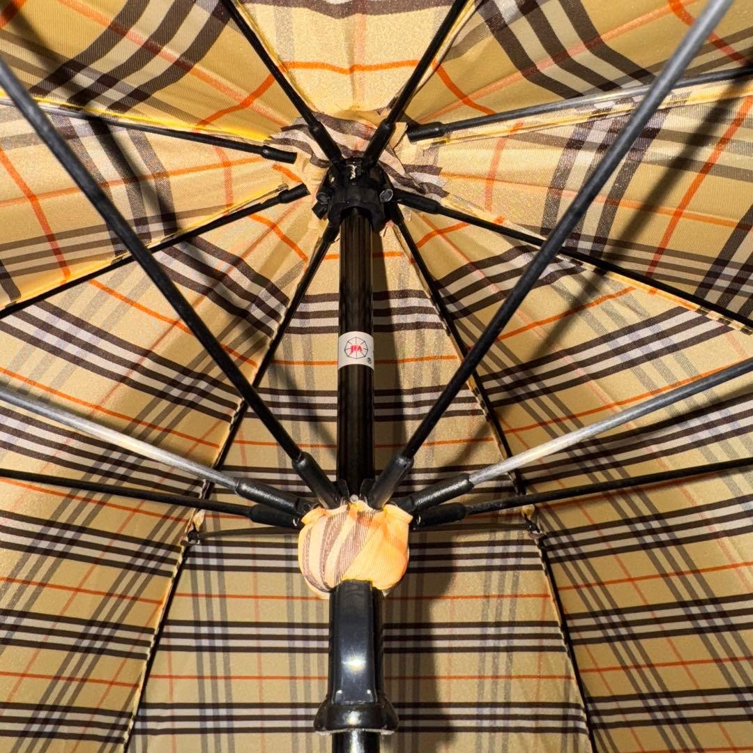 Burberry Long Umbrella Plaid Pattern Men Accessory Original Collection